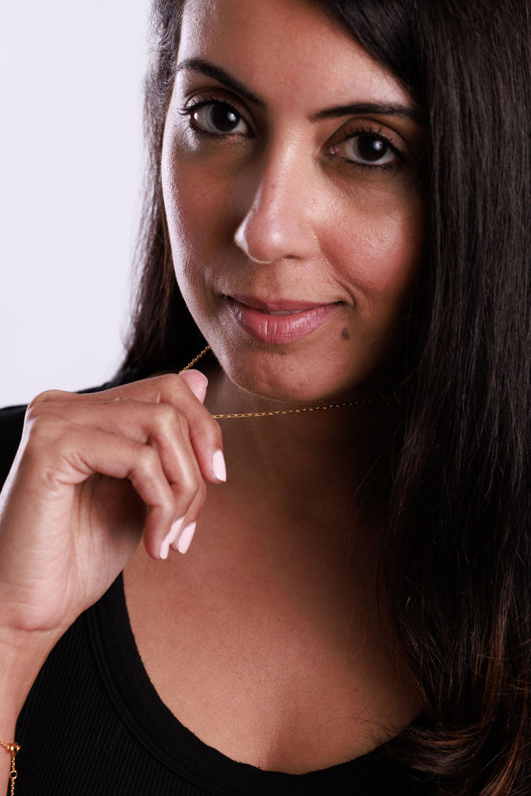 gold paperclip chain necklace